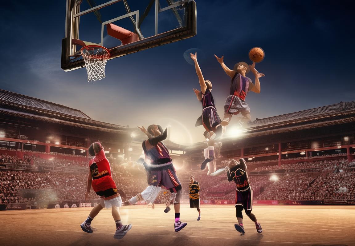 篮球巅峰对决：北京紫禁勇士与山东队燃情社区盛宴
